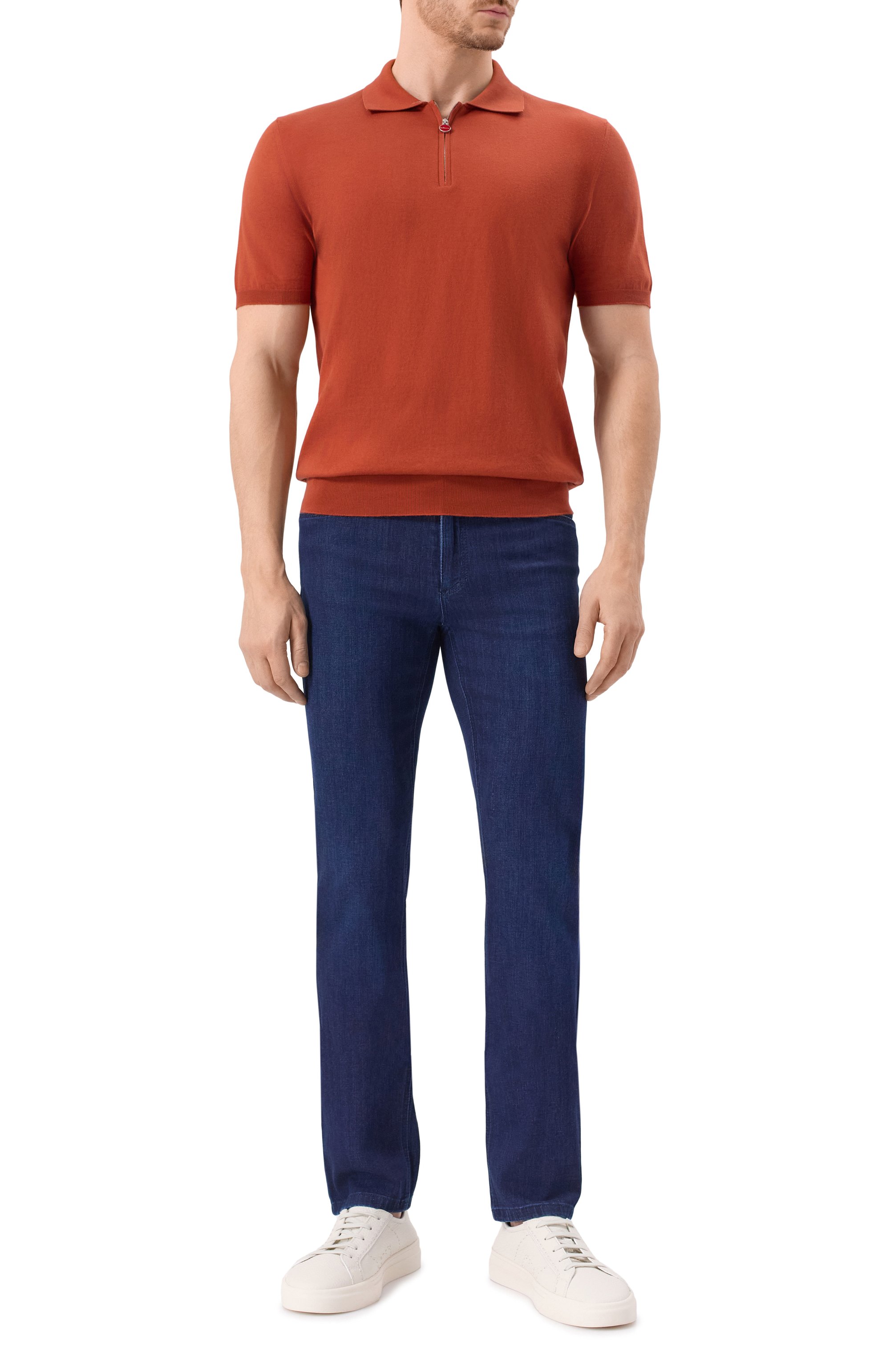 Хлопковое поло KITON, арт. UMKX33Z430S, фото 2