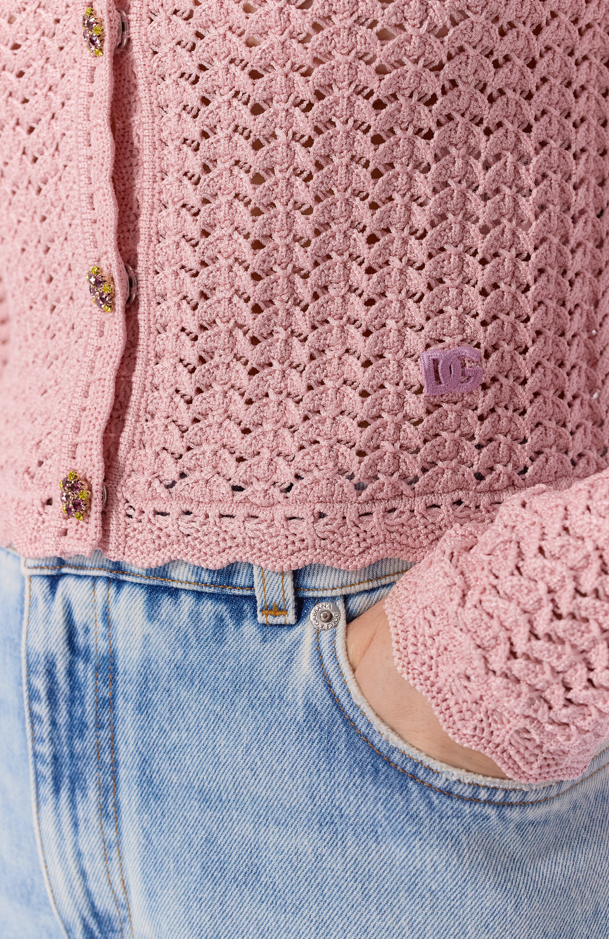 Кардиган из вискозы DOLCE & GABBANA, арт. FXVC9Z/JGMG7, фото 5