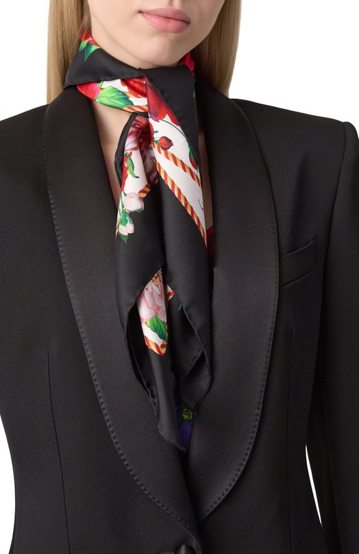 Шелковый платок Dolce & Gabbana FN092R/GDC5B Разноцветный  FN092R/GDC5B Фото 2