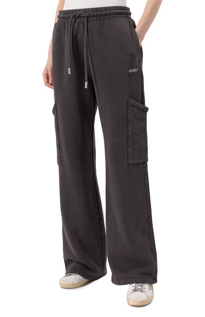 Хлопковые брюки-карго OFF-WHITE, арт. 0WCH025S25FLE0010701, фото 3
