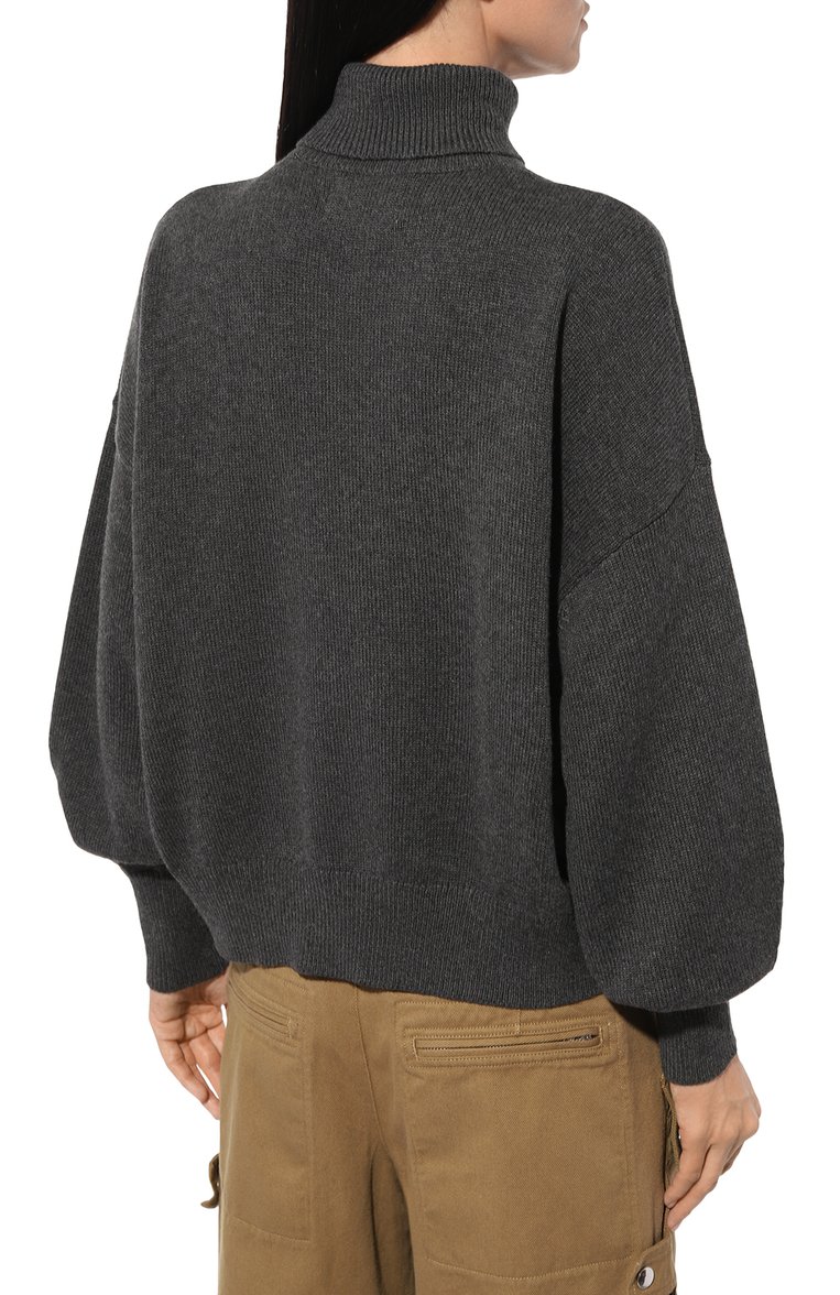 Свитер из хлопка и шерсти ISABEL MARANT ETOILE, арт. 23APU0222FA-A1X05E, фото 4