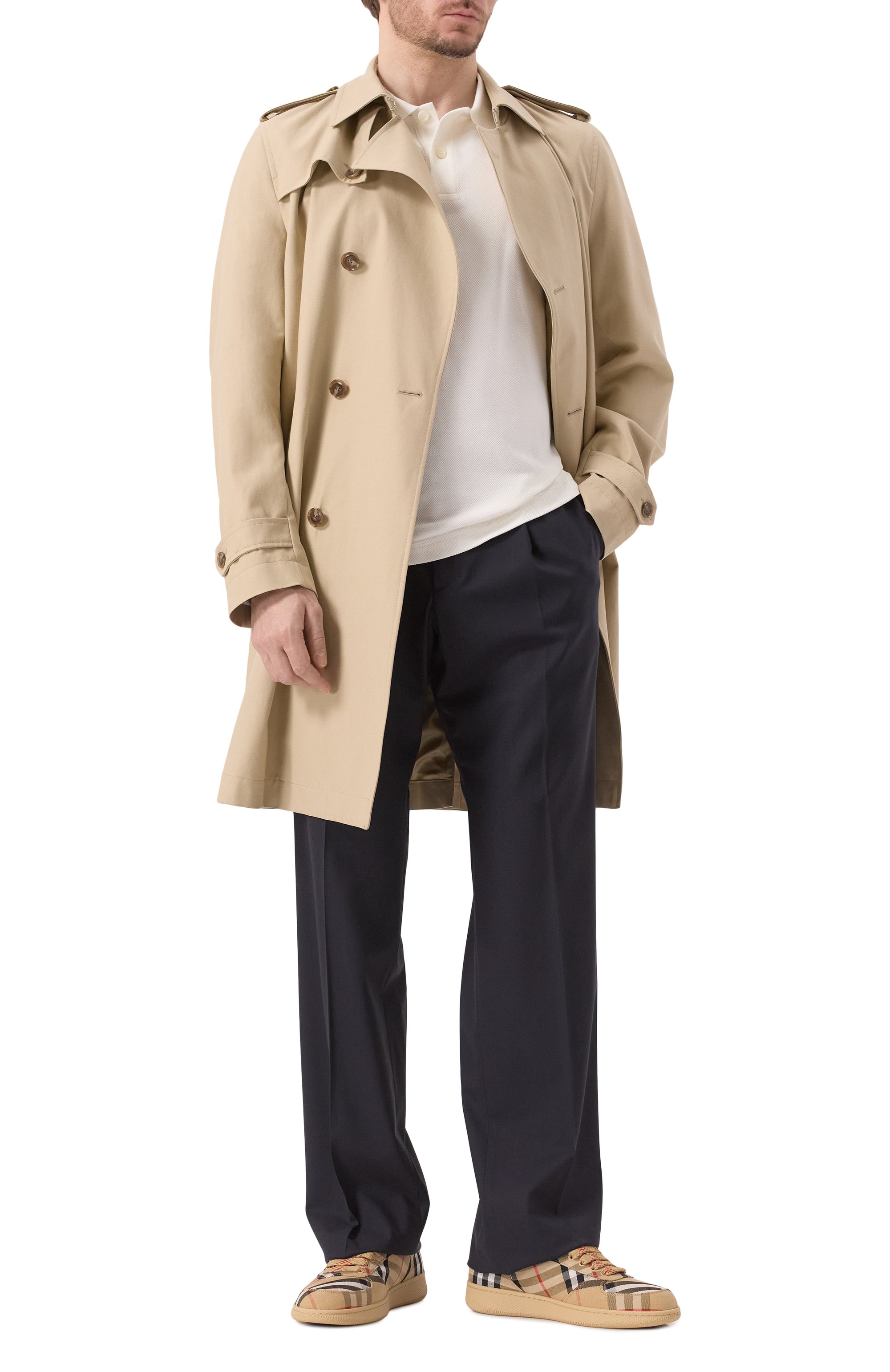 Текстильные кеды terrace BURBERRY, арт. 8095276, фото 2