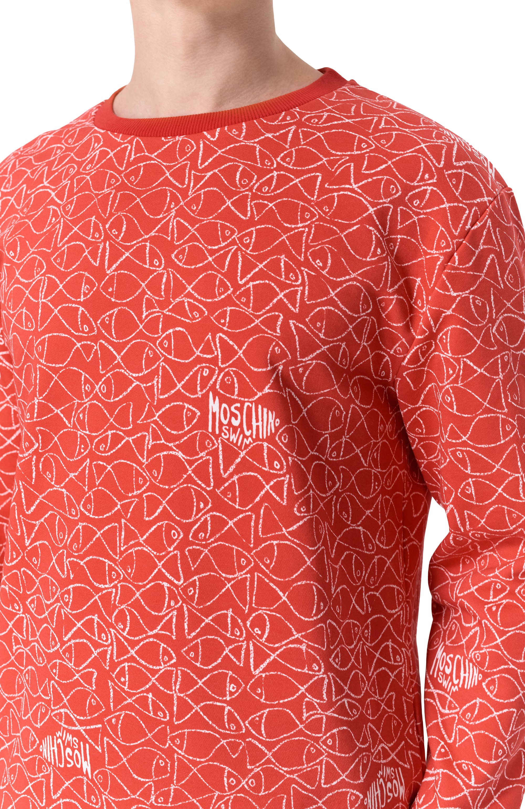 Хлопковый свитшот MOSCHINO, арт. A1701/9310, фото 5