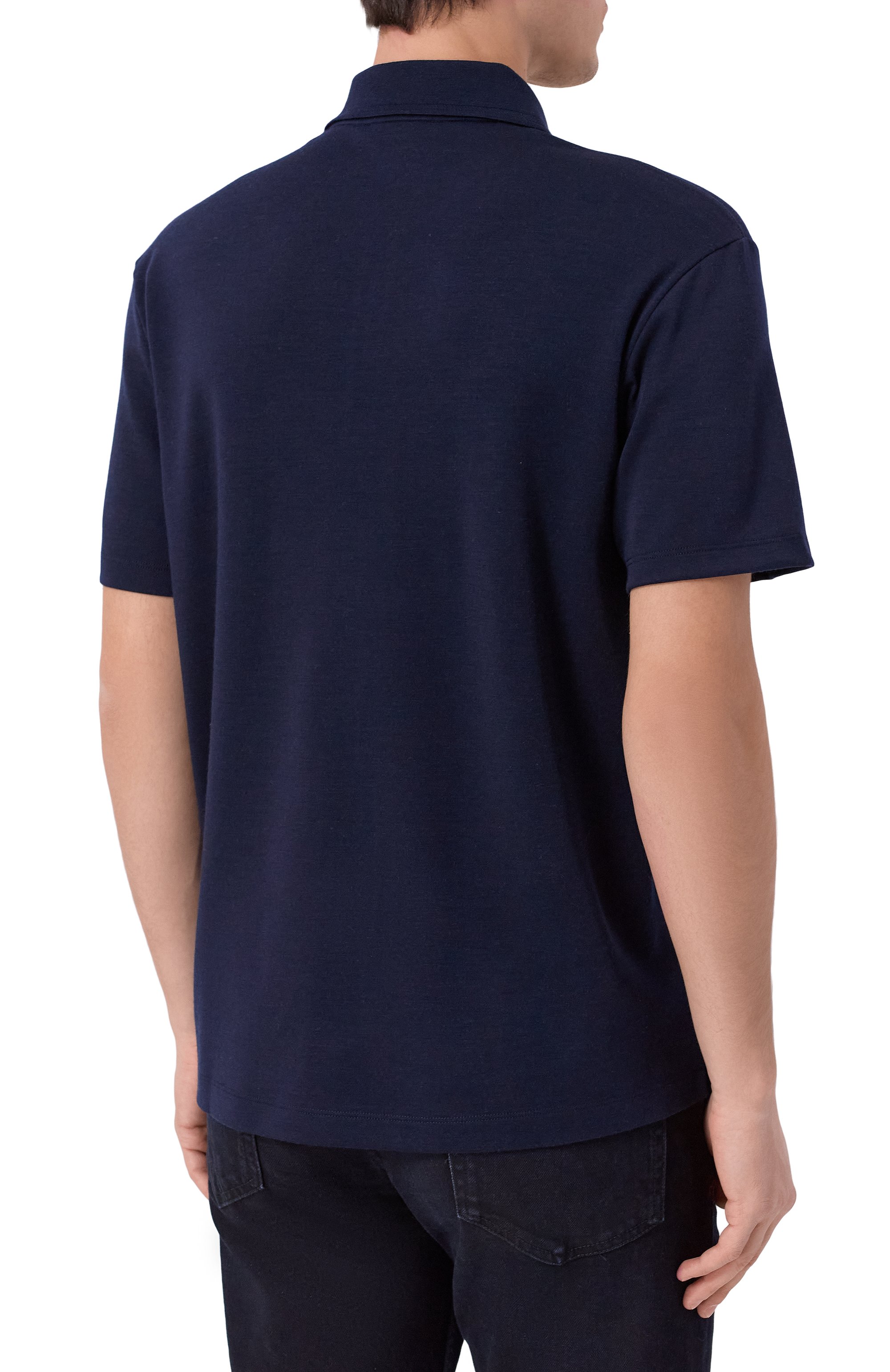 Поло из шерсти и шелка PAUL&SHARK, арт. 15311701, фото 4