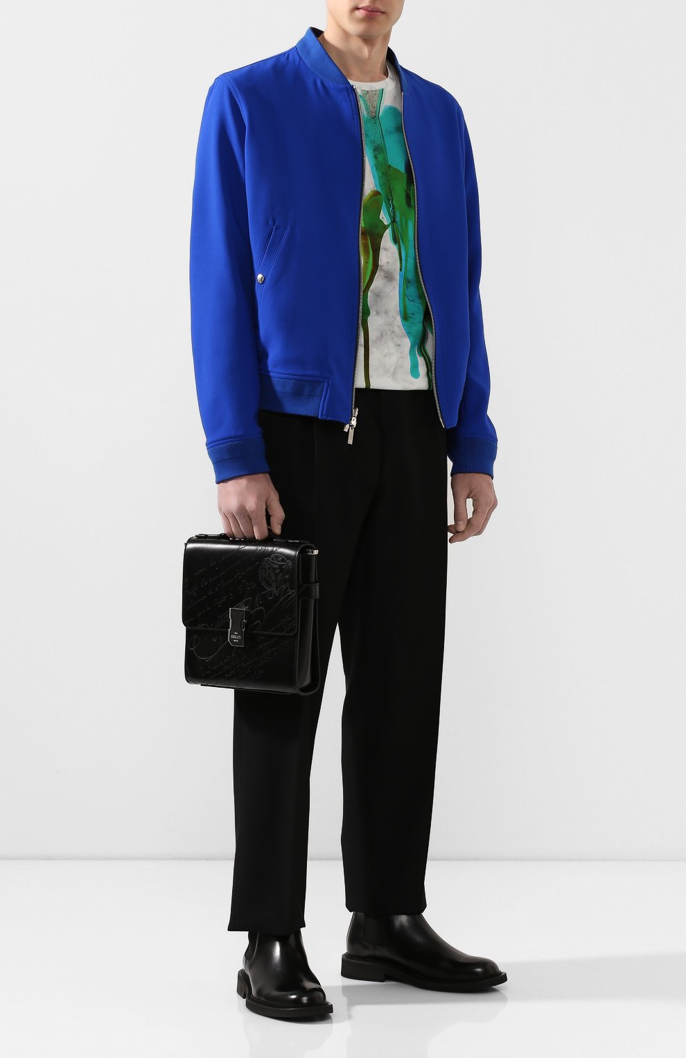 Кожаная сумка BERLUTI, арт. M204272, фото 2