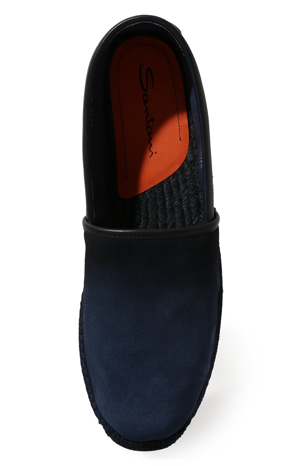 Замшевые эспадрильи SANTONI темно-синего цвета по цене 56100 руб., арт. MGPG18051JU3MRVRU48, фото 6 Замшевые эспадрильи SANTONI, арт. MGPG18051JU3MRVRU48, фото 6
