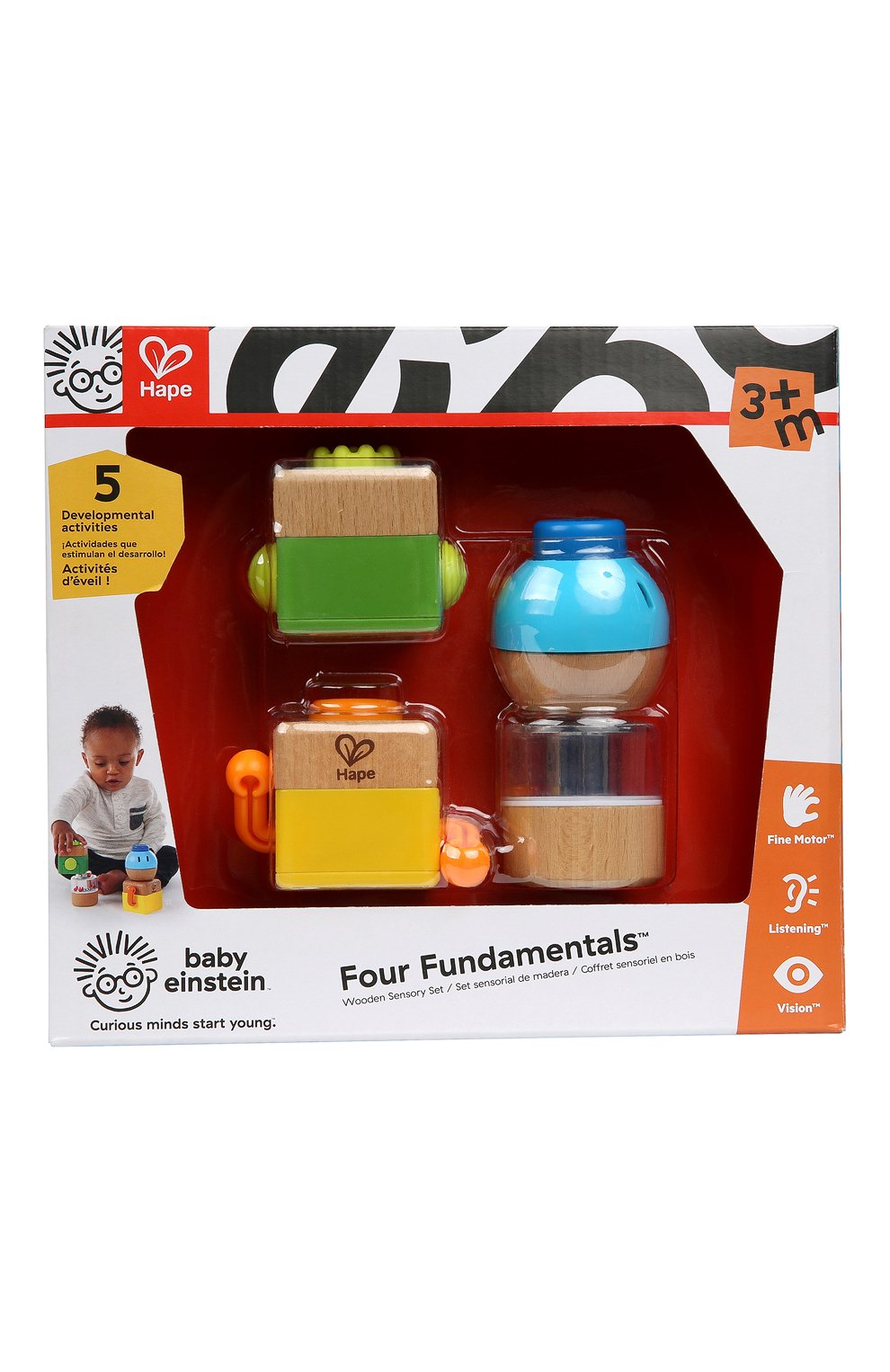 Развивающая игрушка 4 навыка HAPE разноцветного цвета по цене 3880 руб., арт. 11886_HP, фото 3 Развивающая игрушка 4 навыка HAPE, арт. 11886_HP, фото 3