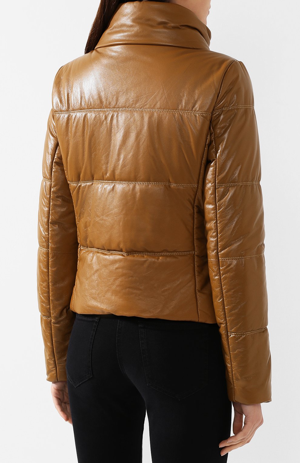 Кожаный пуховик JACOB COHEN, арт. J9120 F 01271-N, фото 4
