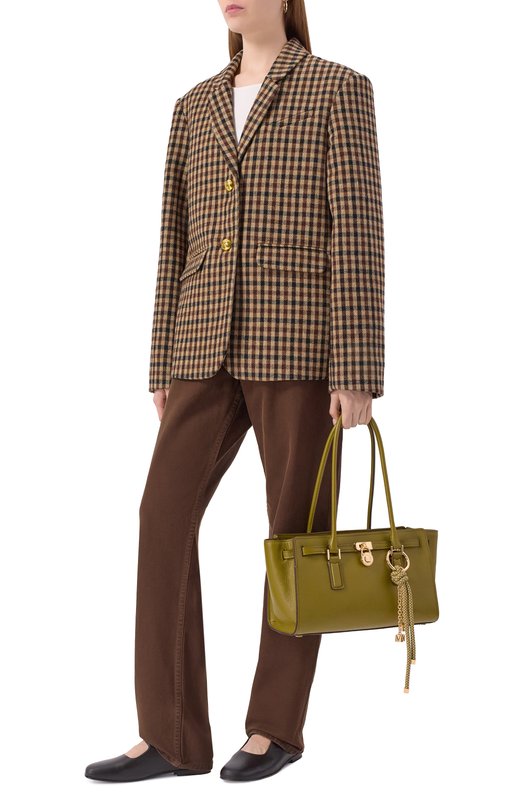 Сумка Hamilton Moderne small MICHAEL Michael Kors 30F5GHMT0L Хаки  30F5GHMT0L Фото 7