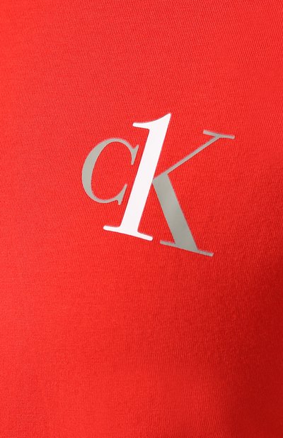 Хлопковая футболка CALVIN KLEIN, арт. QS6356E, фото 5