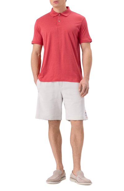 Поло из шелка и хлопка PAUL&SHARK, арт. 25411208, фото 2