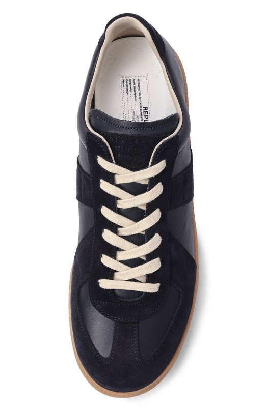 Кожаные кеды Replica Maison Margiela S57WS0236/P1895 Синий  S57WS0236/P1895 Фото 6