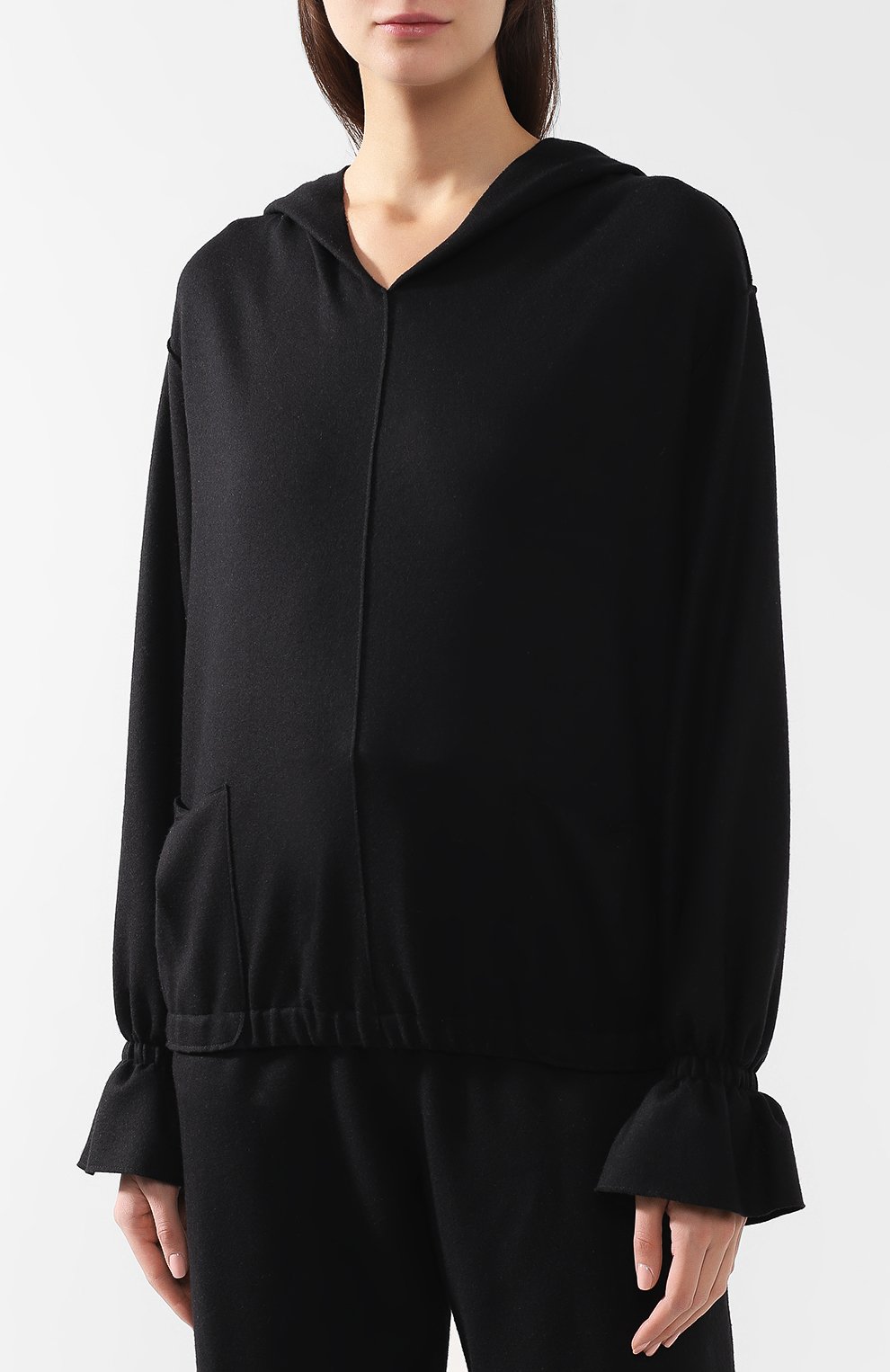 Костюм из смеси шерсти и кашемира GIORGIO ARMANI черного цвета по цене 346000 руб., арт. 3GAV50/AJMDZ, фото 2 Костюм из смеси шерсти и кашемира GIORGIO ARMANI, арт. 3GAV50/AJMDZ, фото 2