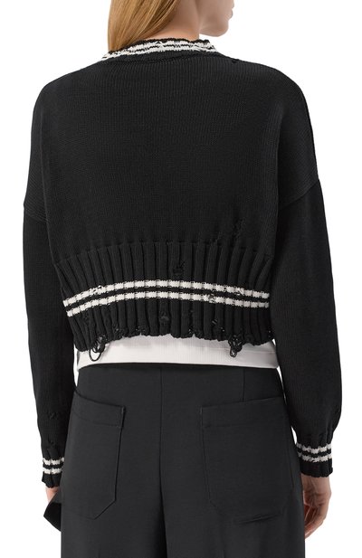 Хлопковый свитер MARNI, арт. GCMD0276Q2/UFC652, фото 4