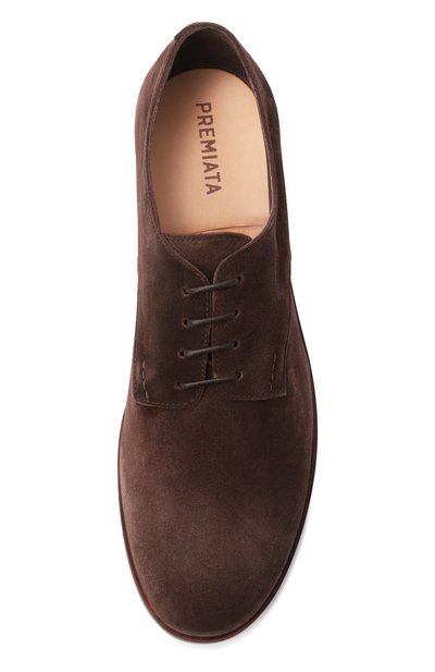 Замшевые дерби PREMIATA темно-коричневого цвета по цене 61300 руб., арт. 32431/PAPIL, фото 5 Замшевые дерби PREMIATA, арт. 32431/PAPIL, фото 5