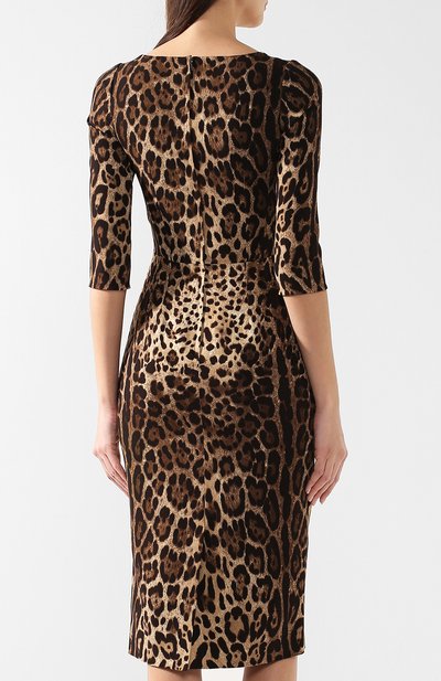 Платье из вискозы DOLCE & GABBANA, арт. F6C1ET/FSRKI, фото 4