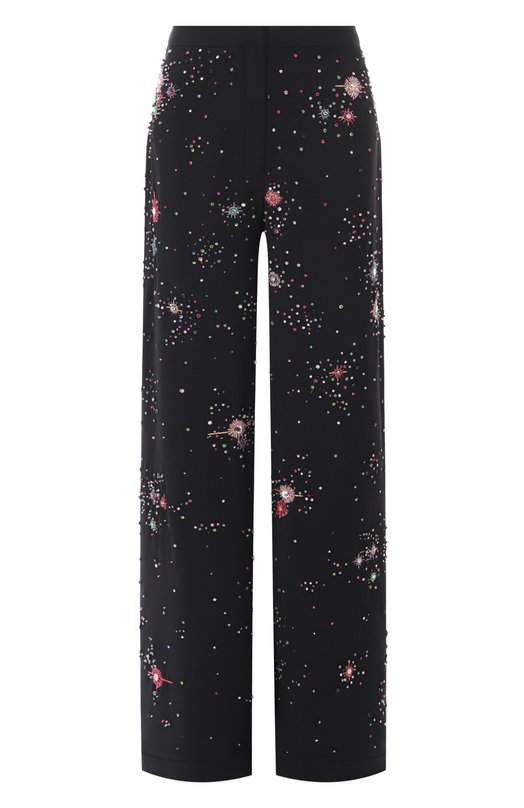 Брюки с отделкой стразами Zuhair Murad PTR25029/CRCA018 Чёрный PTR25029/CRCA018