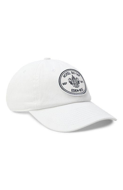 Хлопковая бейсболка Sporty and Rich AC04060621WH01 Белый AC04060621WH01