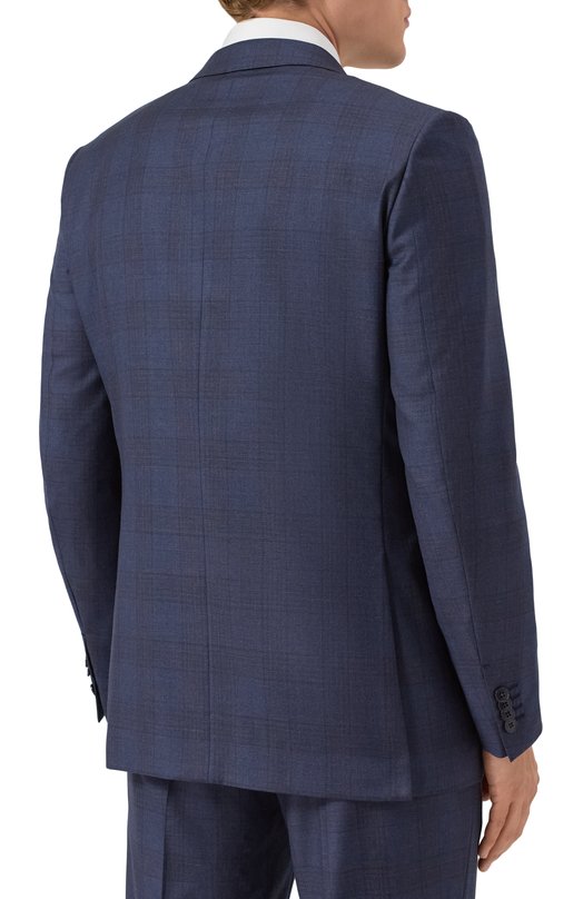 Шерстяной костюм Zegna 221225/R822052A8 Синий  221225/R822052A8 Фото 3