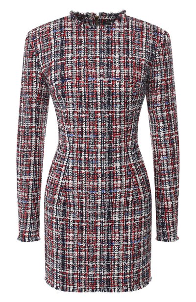 Женское буклированное платье BALMAIN, арт. RF26139/C049