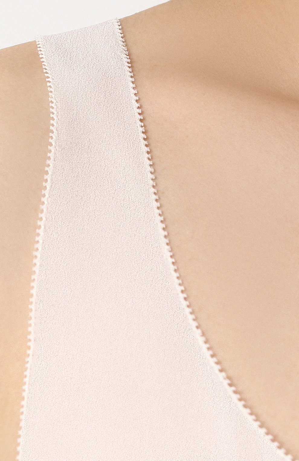 Шелковый топ прямого кроя без рукавов SAINT LAURENT, арт. 488986/Y059R, фото 5