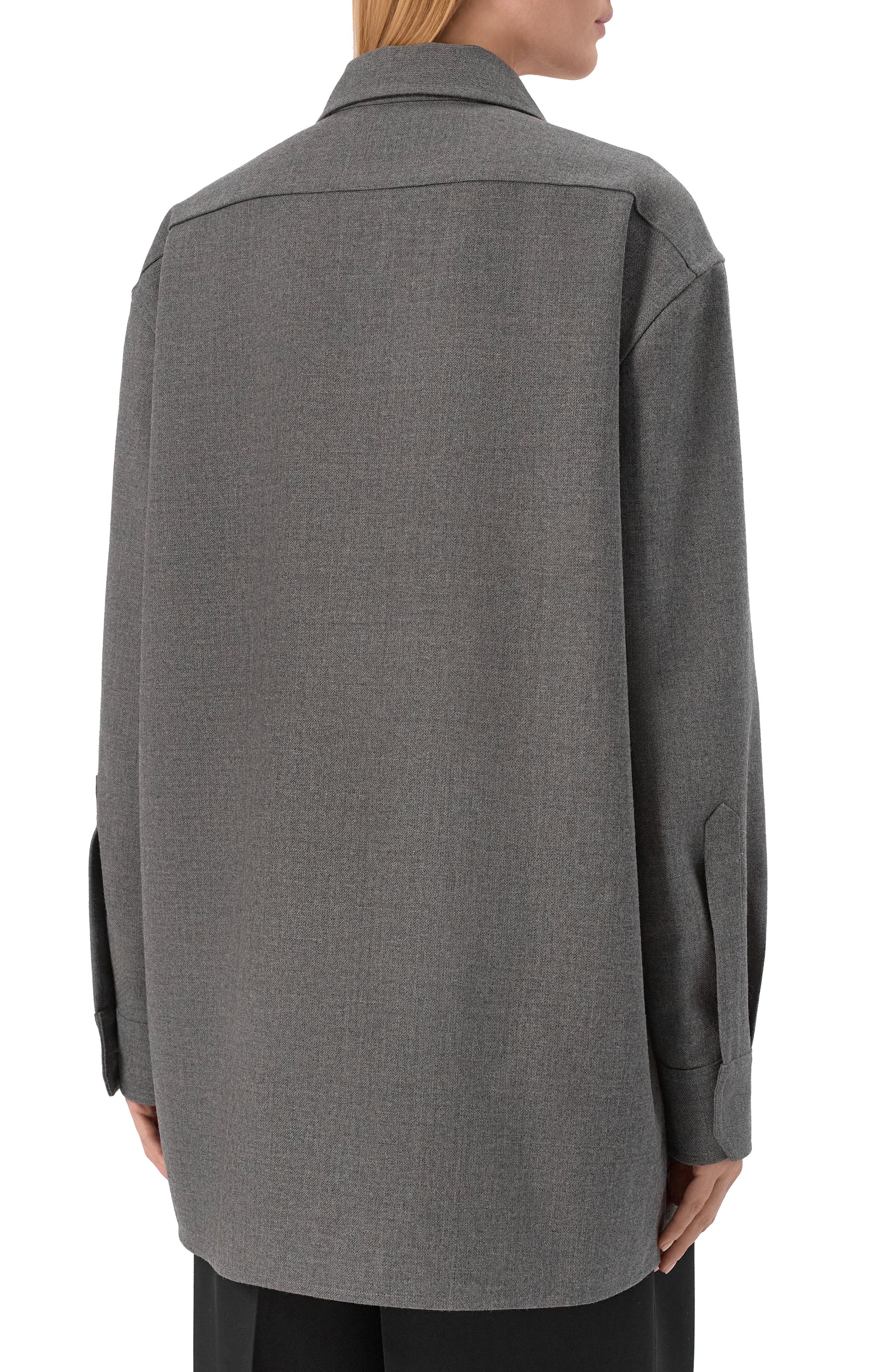 Шерстяная рубашка JIL SANDER, арт. J03DL0210/J41557, фото 4