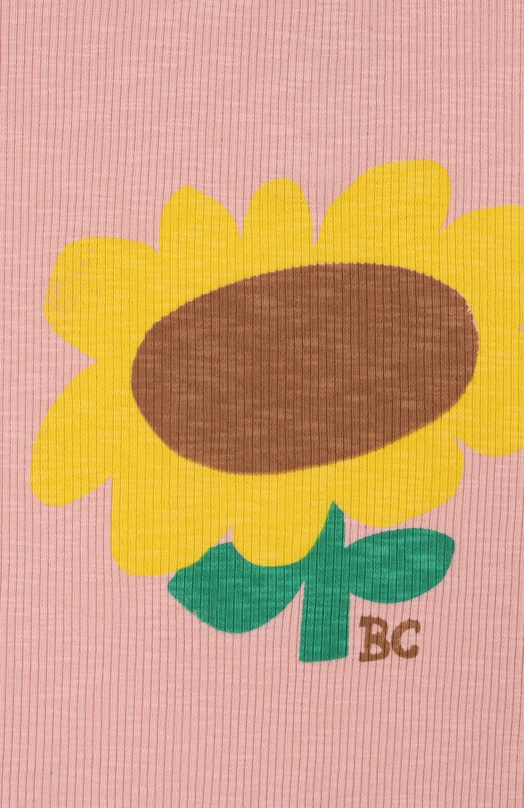 Детское хлопковое боди BOBO CHOSES светло-розового цвета, арт. B125AB108 | Фото 3 (Материал внешний: Хлопок; Нос: Не проставлено; Ростовка одежда: 12 мес | 80 см, 18 мес | 86 см, 24 мес | 92 см)