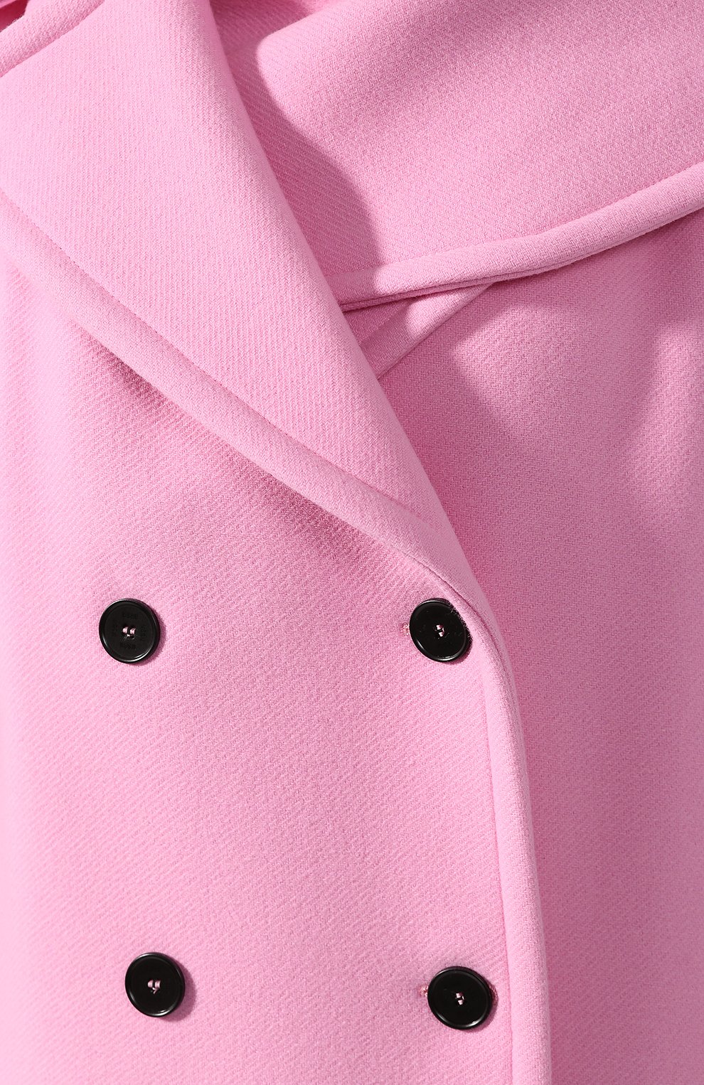 Шерстяное пальто MSGM светло-розового цвета по цене 79100 руб., арт. 2742MDC121 195750, фото 5 Шерстяное пальто MSGM, арт. 2742MDC121 195750, фото 5