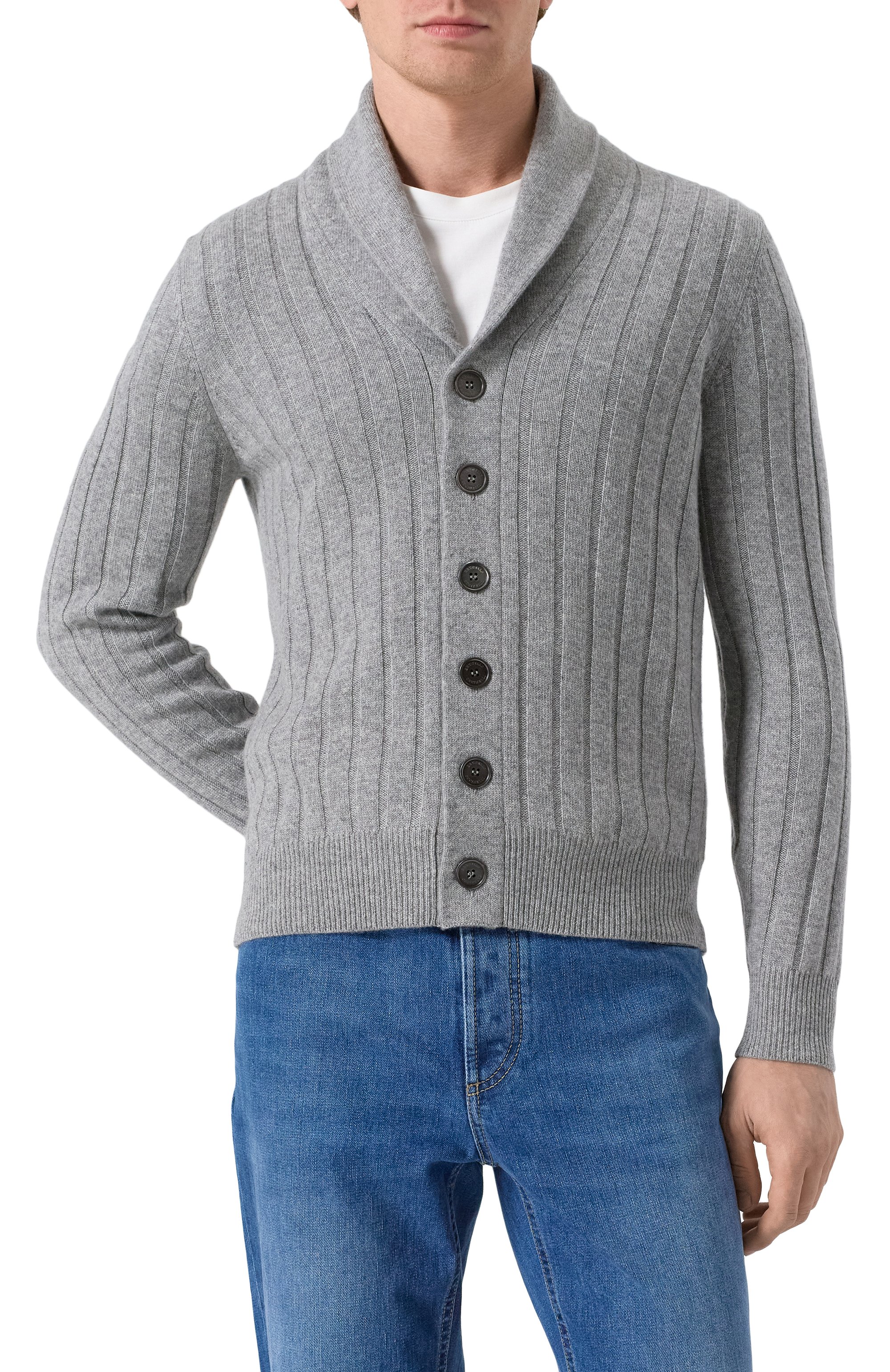 Кашемировый кардиган BRUNELLO CUCINELLI, арт. M22708106, фото 3