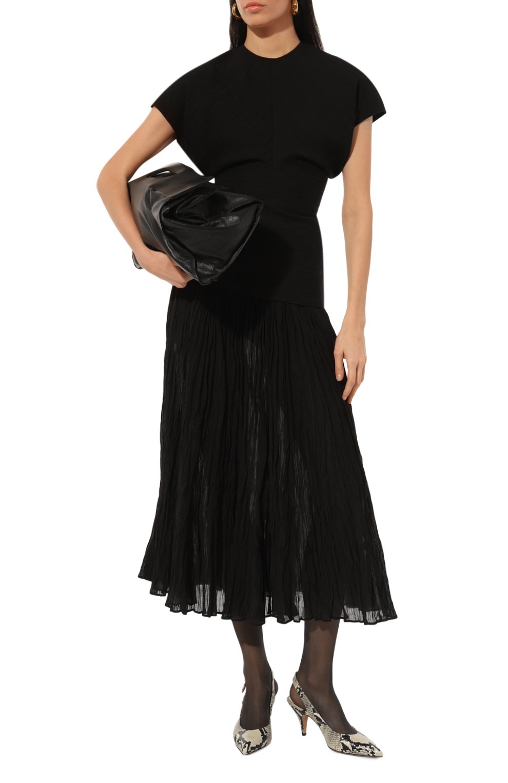 Хлопковая юбка TOTEME, арт. 243-WRB0197-FB0200, фото 2