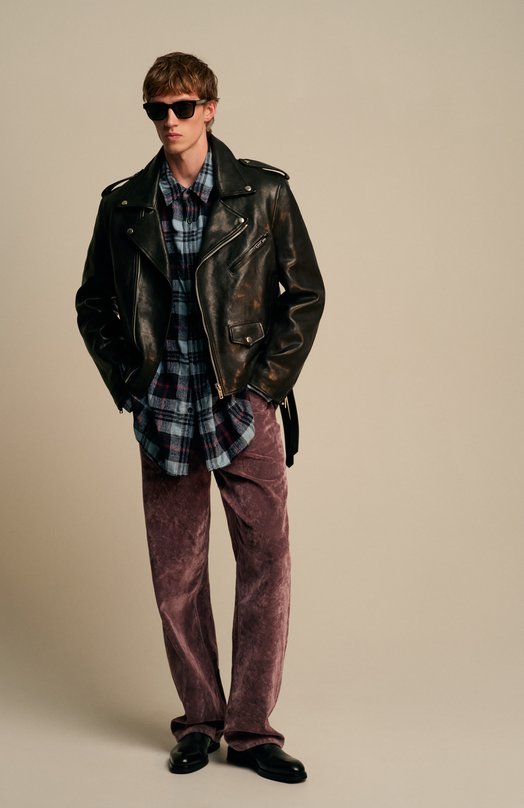 Джинсы Dries Van Noten 020927-2392-403 Сиреневый  020927-2392-403 Фото 6