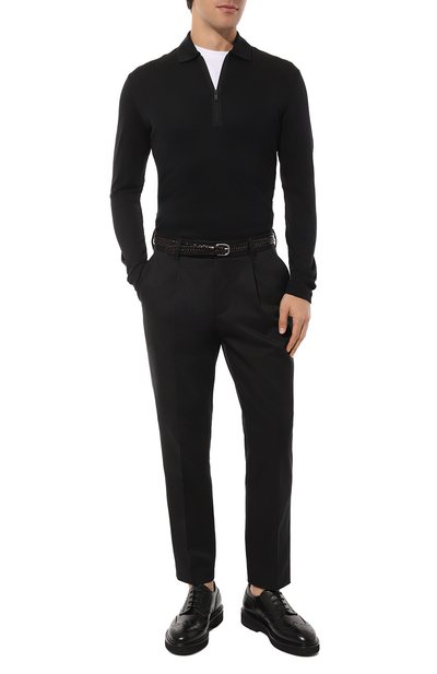 Брюки из шерсти и хлопка BOSS, арт. 50497960, фото 2