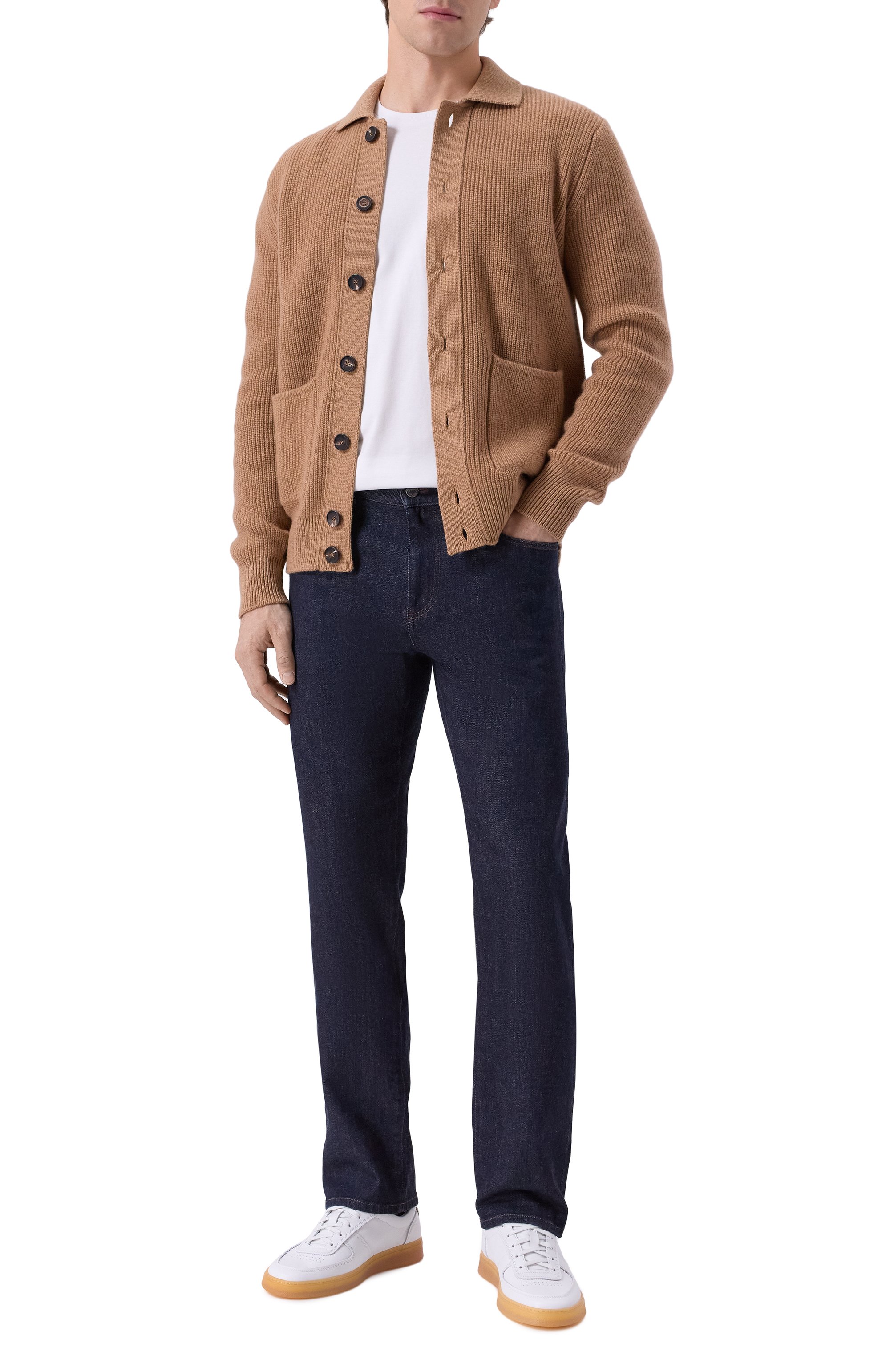 Кардиган из шерсти и кашемира ANDREA CAMPAGNA, арт. CA3MLT/WC7P, фото 2