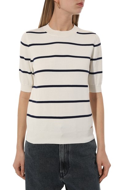 Хлопковый пуловер KITON, арт. D57734, фото 3