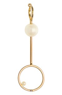 Серьга DELFINA DELETTREZ бесцветного цвета по цене 149500 руб., арт. TWI5008.A, фото 1 Серьга DELFINA DELETTREZ, арт. TWI5008.A, фото 1