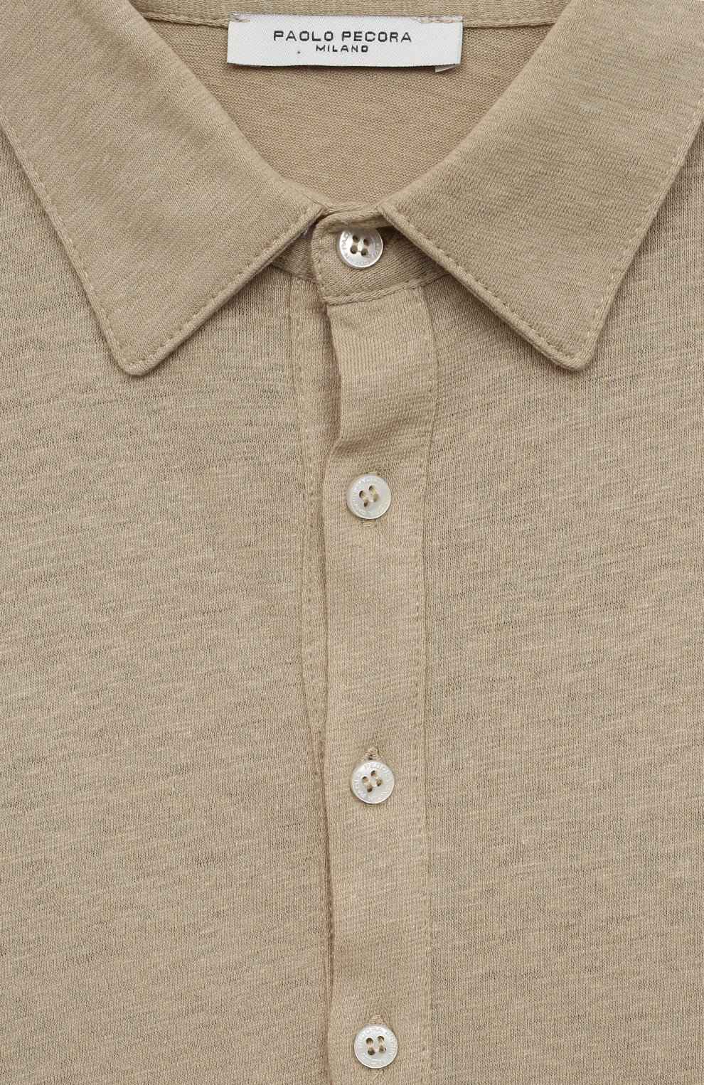 Поло изо льна и вискозы PAOLO PECORA MILANO, арт. PP3332/14-16, фото 3