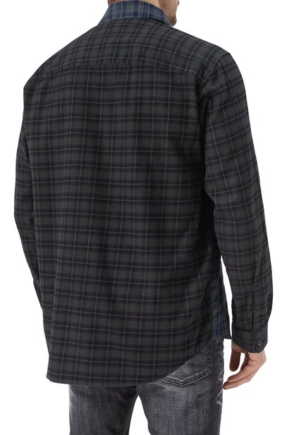 Рубашка из хлопка и вискозы DIESEL, арт. A17722/0EPAZ, фото 4