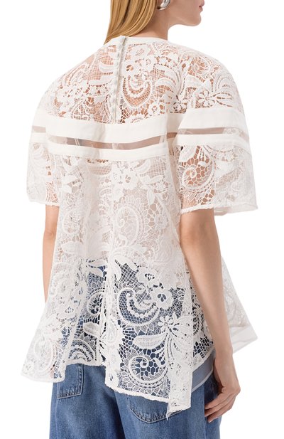 Топ 3.1 PHILLIP LIM молочного цвета по цене 107000 руб., арт. S252-21690CEL, фото 4 Топ 3.1 PHILLIP LIM, арт. S252-21690CEL, фото 4