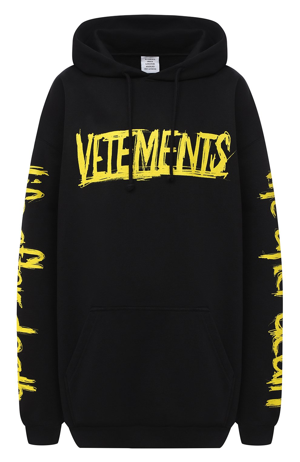Хлопк овое худи VETEMENTS, арт. UAH21TR632 1606/W, фото 1