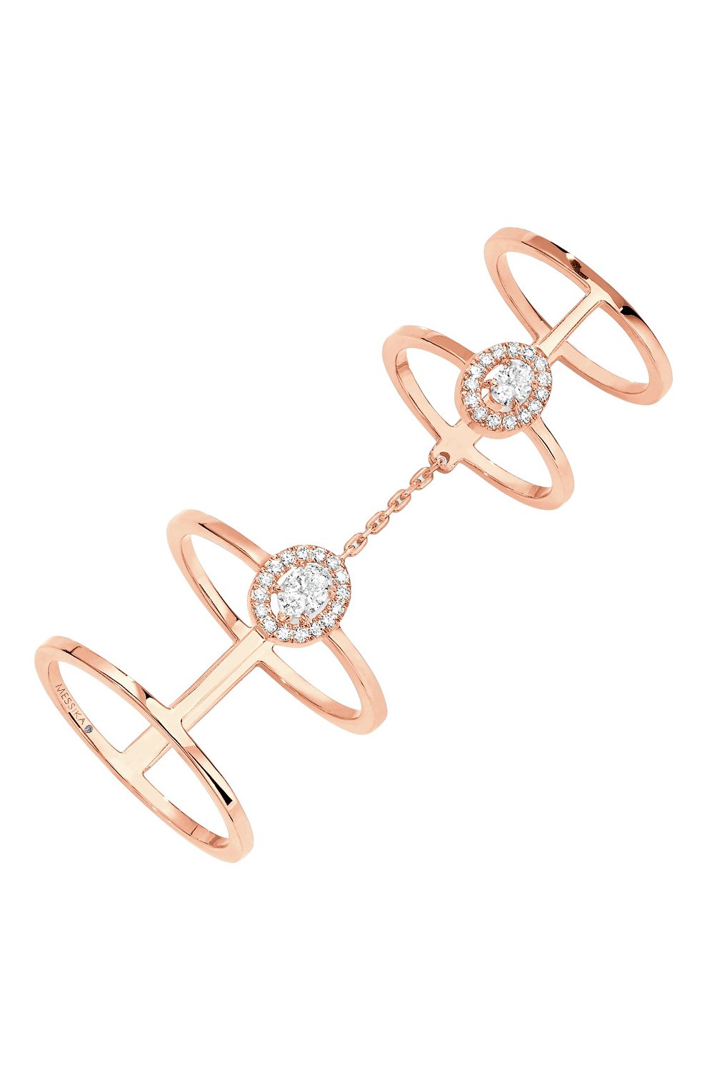 Кольцо MESSIKA бесцветного цвета по цене 721500 руб., арт. 06141-PG, фото 1 Кольцо MESSIKA, арт. 06141-PG, фото 1