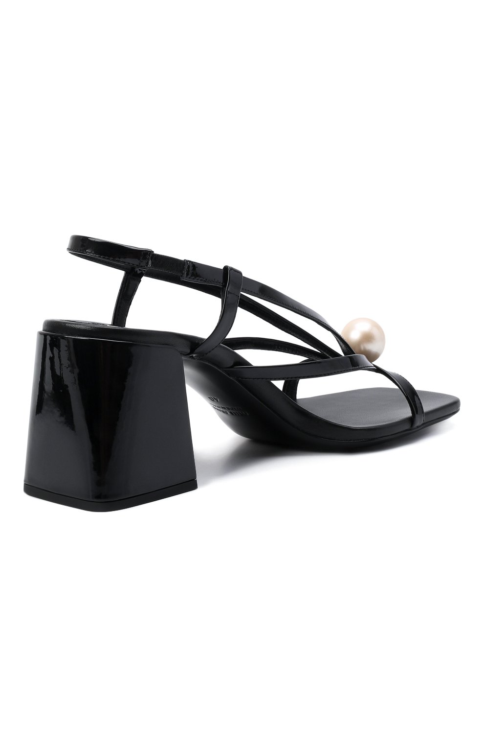 Кожаные босоножки MIU MIU, арт. 5X668D-XV4-F0002-M065, фото 5