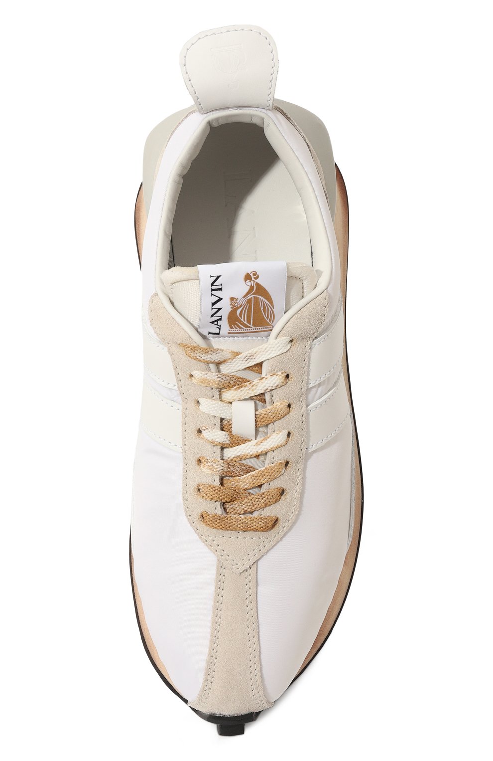 Комбинированные кроссовки LANVIN, арт. FM-SKBRUN-NYL0-P20, фото 6