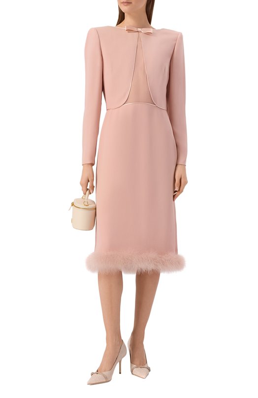 Текстильные туфли Keari 85 Jimmy Choo KEARI85GQI Бежевый  KEARI85GQI Фото 3