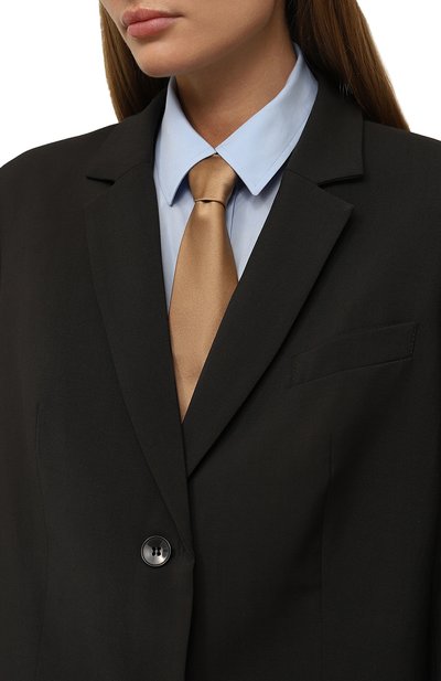 Шелковый галстук BRUNELLO CUCINELLI коричневого цвета по цене 33550 руб., арт. M0C59BD499, фото 2 Шелковый галстук BRUNELLO CUCINELLI, арт. M0C59BD499, фото 2