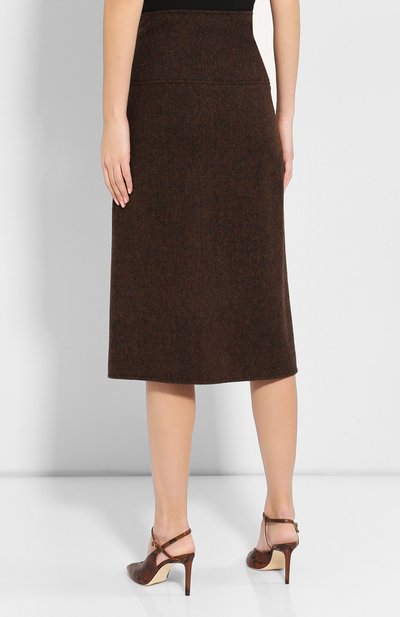 Шерстяная юбка VICTORIA BECKHAM, арт. SK MID 31001B, фото 4