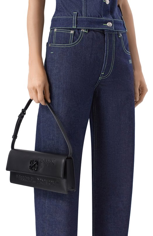 Сумка Jitney 1.0 Quote3D Off-White 0WNN172C99LEA003 Чёрный  0WNN172C99LEA003 Фото 2