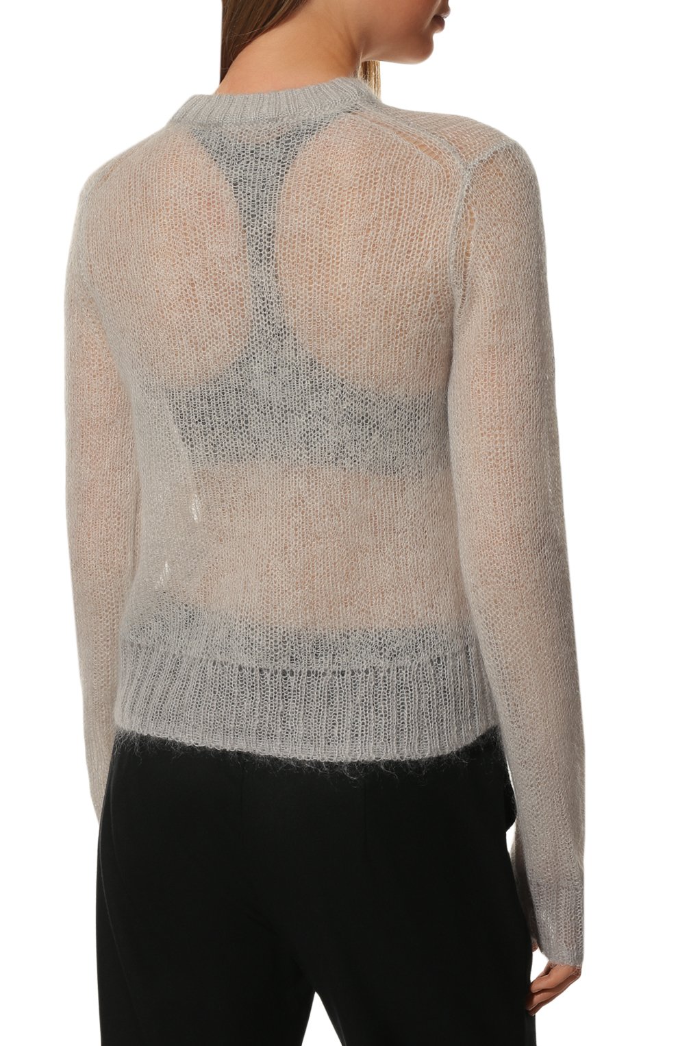 Свитер ACNE STUDIOS серого цвета по цене 24350 руб., арт. A60348, фото 4 Свитер ACNE STUDIOS, арт. A60348, фото 4