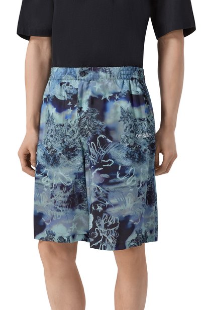 Шорты из вискозы OFF-WHITE, арт. 0MCB092S26FAB004, фото 3