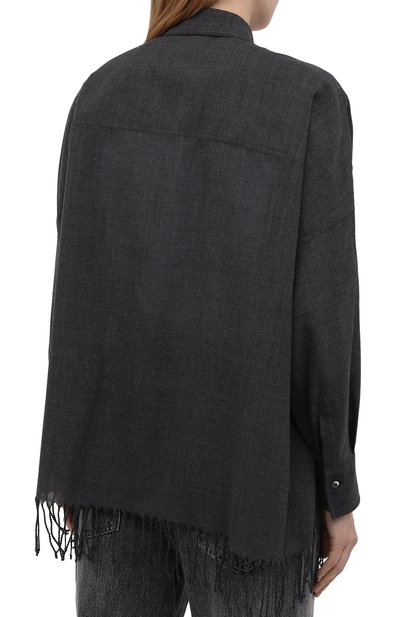 Шерстяная рубашка BRUNELLO CUCINELLI, арт. MD914NQ706, фото 4