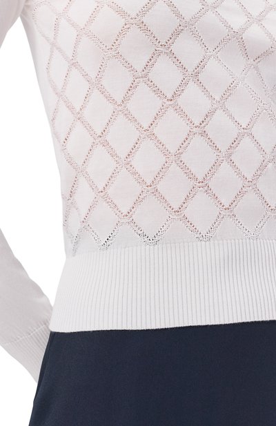 Хлопковый пуловер LORENA ANTONIAZZI, арт. P26113GM43A/1329, фото 5